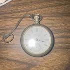 Antique Elgin Pocket Watch Fahys Oresilver Case In Pieces For Parts