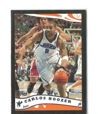 2005-06 Topps Carlos Boozer Black Border /500 Jazz