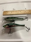 TWO SCARCE NOSE SYSTEM BY TRANSKEI  FISHING CRANKBAIT LURES w/  BOXES PAPERWORK — photo 3