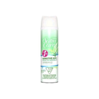 Gillette Satin Care Sensitive Skin Shave Gel With Aloe 7 Oz