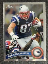 2011 Topps Chrome #132 Rob Gronkowski Base Card New England Patriots