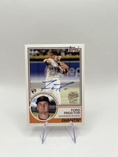 2023 Topps Archives - 1983 Fan Favorite Autographs Ford Proctor #83FF-FP
