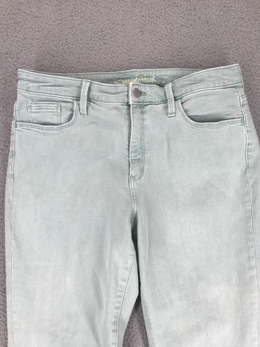 Universal Thread Cropped Jeans Gr. 12 High Rise Stretch Skinny Grün - Bild 2 von 10