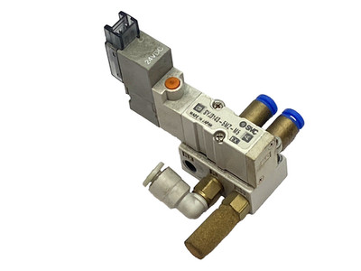 SMC SYJ3143-5MZ-M5 EX Solenoid Valve 24VDC 5 Way Valve Base 