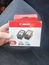 Canon 210XL Black 211XL Color Ink Cartrdige Set 2973B048 Genuine OEM Sealed Box