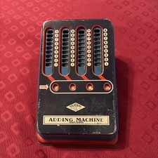 Vintage Wolverine Supply MFG Tin Toy Adding Machine - GOOD CONDITION, WORKS