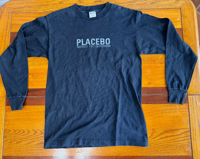 PLACEBO WITHOUT YOU I'M NOTHING LONG SLEEVE BAND SHIRT - MEDIUM