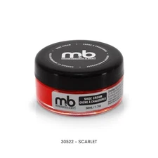 MB Shoe Cream, RED, natural oils, waxes, lanolin and pigments, 50ml, 1.7 ounce