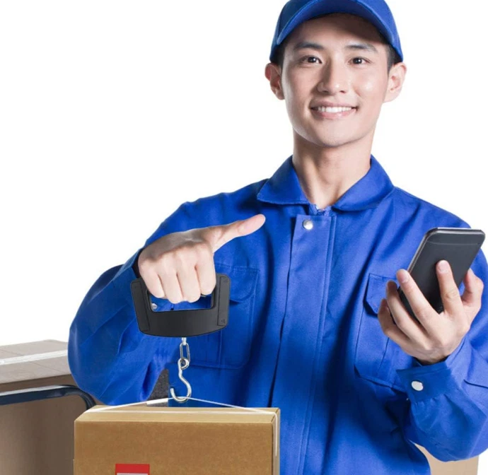 Báscula colgante 50 kg/10 g con pantalla LCD, portátil para viaje y pesca. Nuevo Foto 4 de 4