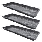 3 Pcs Multi Hole Plastic Plant Growing Trays Germination Nursery Tray