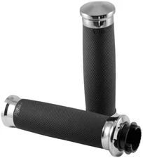 Avon Custom Contour Grips - Chrome Motorcycle Street Bike MT-CC-85-CH 0630-1707