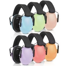 6 Pcs Kids Noise Cancelling Headphones 27db Gentle Colors Stylish Style