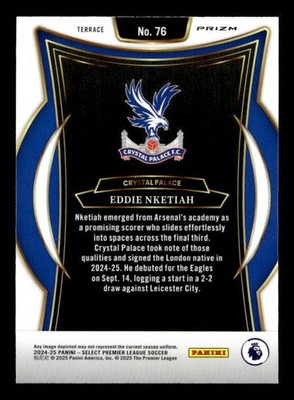 2024-25 Panini Select Premier League - Terrace Eddie Nketiah #76