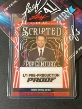 2024 Pop Century MARK WAHLBERG Scripted Red #1/1 BOOGIE NIGHTS 🎬 Funky Bunch