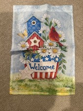 Welcome Garden Flag NWOT
