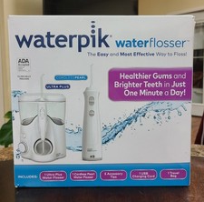 Waterpik Ultra Plus Cordless Pearl Water Flosser Combo Pack