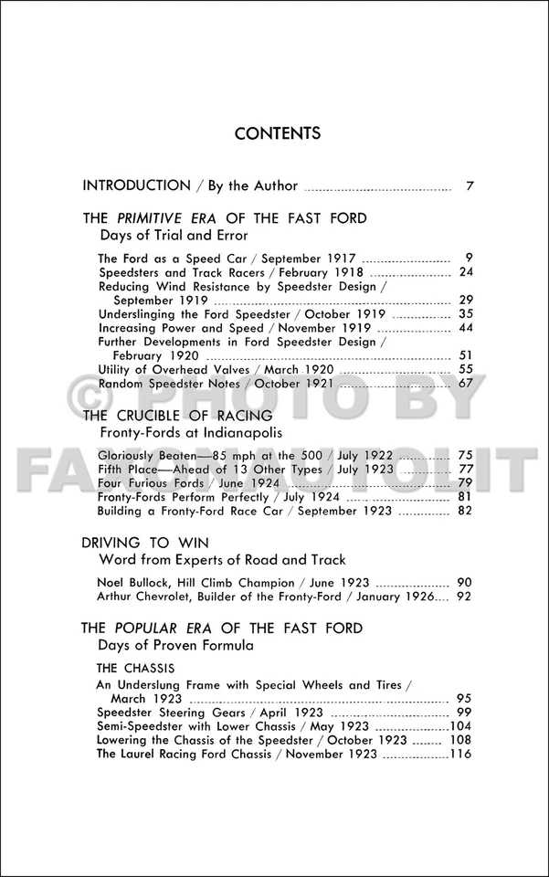 Modelo T Speed Secrets The Fast Ford Handbook 1909-1927 Foto 2 de 3