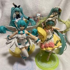 Hatsune Miku Figure Lot Collectible Anime Toys Slight Wear Fully Functional
