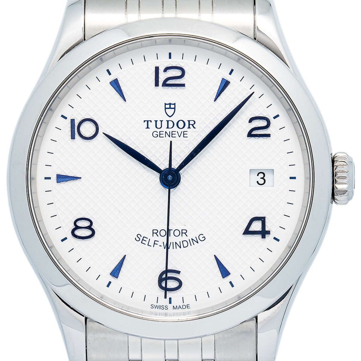 Tudor 1926 91450 Complete Stainless Steel White Dial Auto Men's Watch 36mm