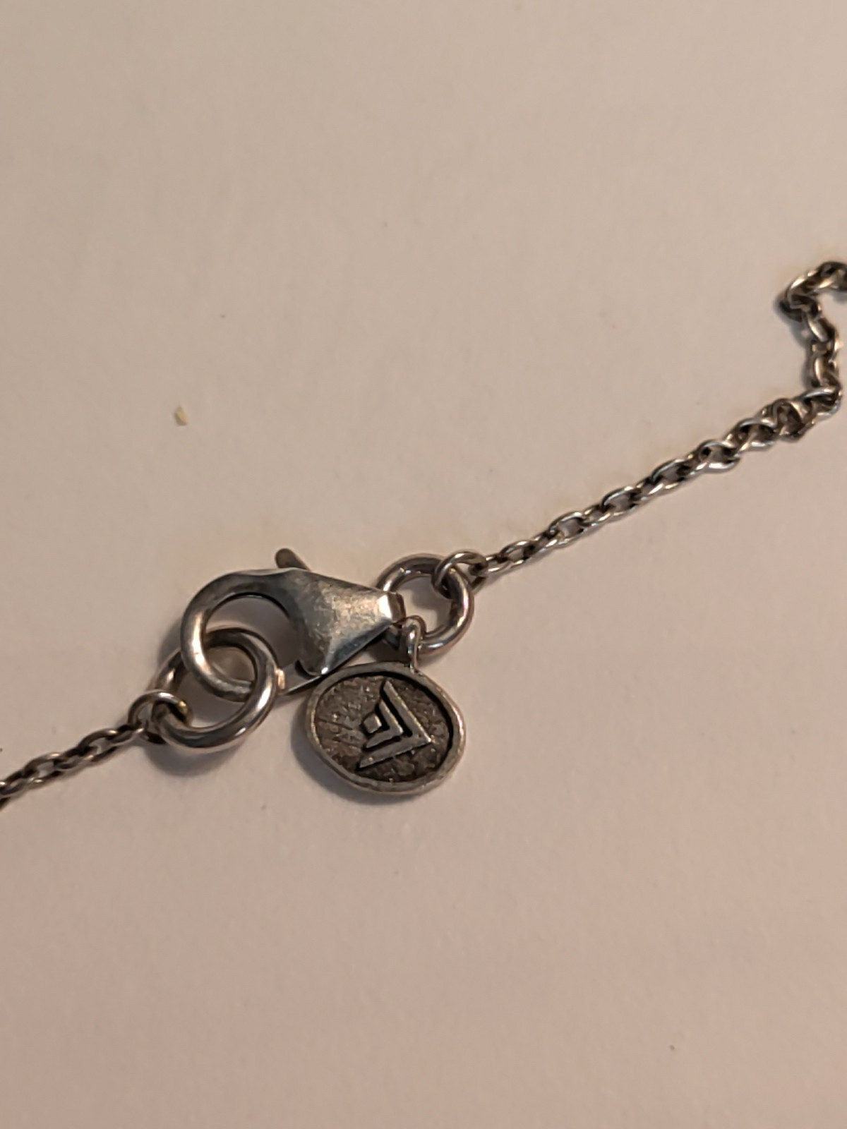 Contemporary Solid Sterling Silver Pendant On Lon… - image 5