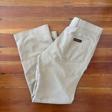 70s-80s Vintage Levi's Action Slacks 34 x 30 Khaki