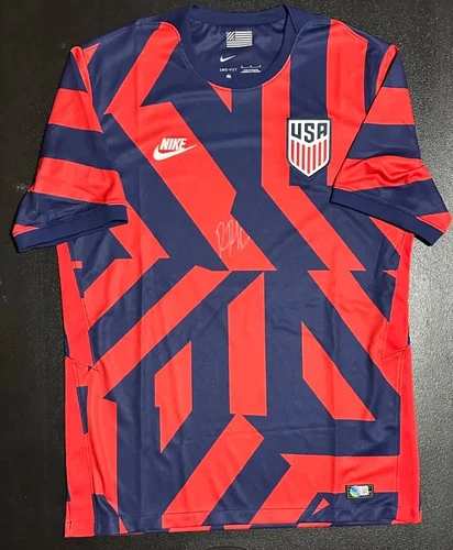 Ricardo Pepi Front Signed USA Mens Soccer Nike Jersey w/ Beckett COA