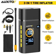AUXITO Auto Tire Car Air Inflator Portable Tyre Electric USB Pump Rechargeable