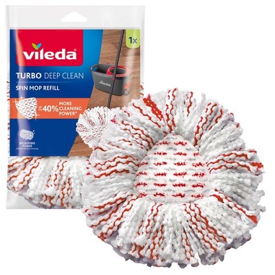 Vileda Turbo Microfaser Ersatzpad für 3in1 Microfaser Ersatzlappen 3in1 40%