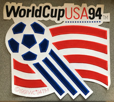 1994 WORLD CUP SOCCER TEAM USA HUGE 16.5" VINTAGE SOUVENIR JACKET PATCH