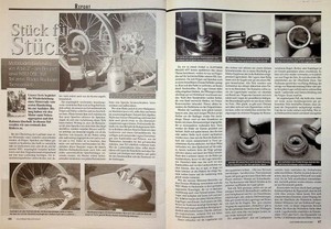 Oldtimer Praxis 1781) Teil 10 - NSU OSL 351 Restaurierung: Räder, Radlager und T