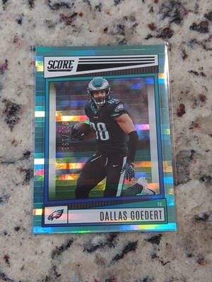 Dallas Goedert 2022 Panini Score RACER /199 Philadelphia Eagles #243