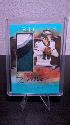 2023 Panini Origins Football Tanner McKee RPA Rookie Patch Auto /25