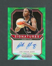 JACKIE YOUNG 2021 Panini Prizm WNBA Signatures Prizms Green #SG-JYG