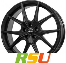 Brock B40 satin-black lackiert 9x19" ET52 LK5 112 ML 66.6 Alufelgen 19 Zoll