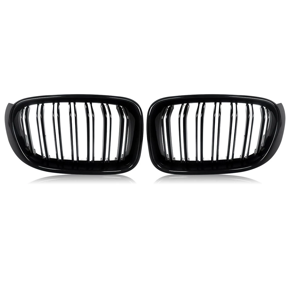 For BMW X3 X4 F25 F26 2014 2015 2016 2017 Front Bumper Gloss Black Kidney Grille - Изображение 4 из 4