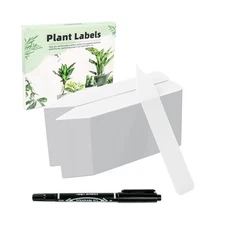 Plant Labels 4 Inch 200Pcs Plastic Plant Name Tags for Seedlings Garden Label...