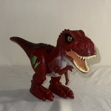 Red T-Rex Tyrannosaurus Rex Dinosaur Toy Figure for Play or Collection