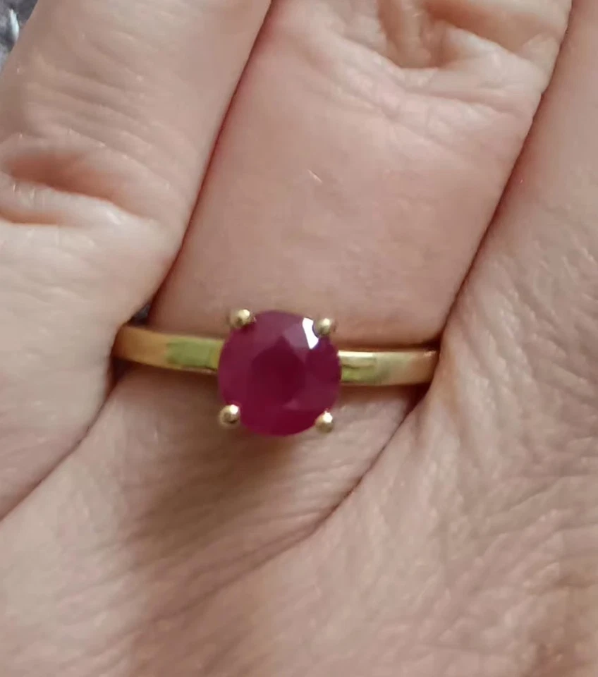 Ruby Midas Ring Size J To K - Image 2 of 3