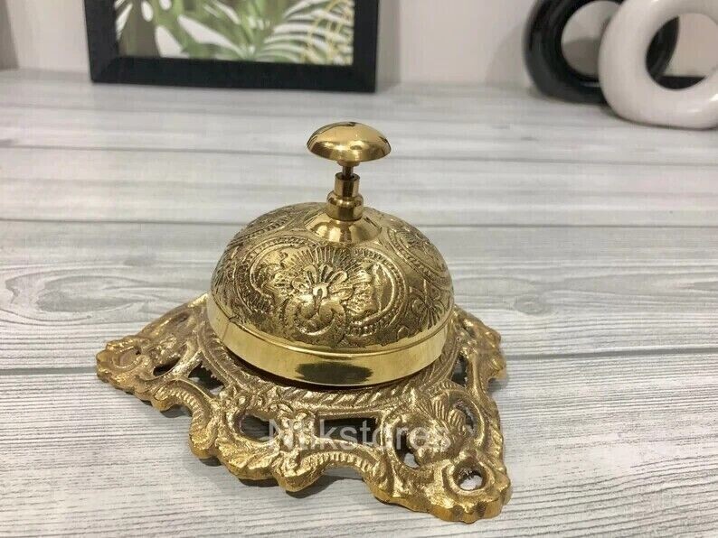 Campana de mostrador de servicio de venta antigua campana de recepción de...