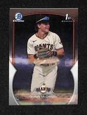 2023 Bowman Draft - Quinn McDaniel Chrome 1st Bowman #BDC-136 Giants Prospect
