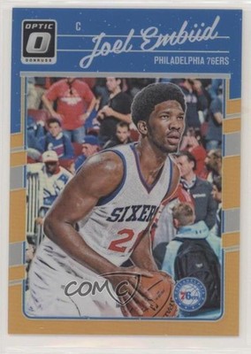 2016-17 Panini Donruss Optic Orange Prizm 69/199 Joel Embiid #1 8u9