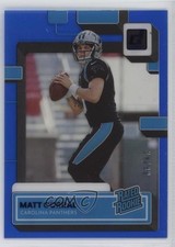 2022 Panini Clearly Donruss Rated Rookie Blue 29/99 Matt Corral #54 0w24