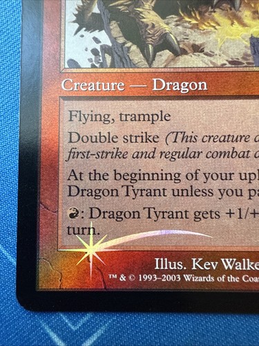 DRAGON TYRANT #88/143 Scourge Foil Rare!! Magic The Gathering 2003 - Picture 4 of 11