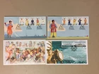 Four fdc with nice picture envelopes:Australia,Canada,South Africa