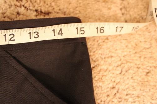 DICKIES Girls Junior BlackUniform Capri Sz 9 Boot Cut Waist 30" x Ins 21.5" - Picture 4 of 10