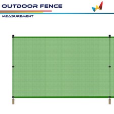 3ft Green Farbic Fence Replceable Privacy Mesh Cover for Yard Pool Garden