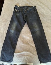 W 36 L 32 - Men's Diesel Industry Buster 0835H Wash Regular Slim Tapered Jeans