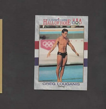1991 Impel U.S. Olympicards Hall of Fame #50 GREG LOUGANIS