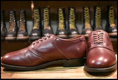 RED WING 9088 Mil-1 Saddle Oxford Black Cherry Featherstone RED WING 9088 Mil-1 Saddle Oxford Black Cherry Featherstone