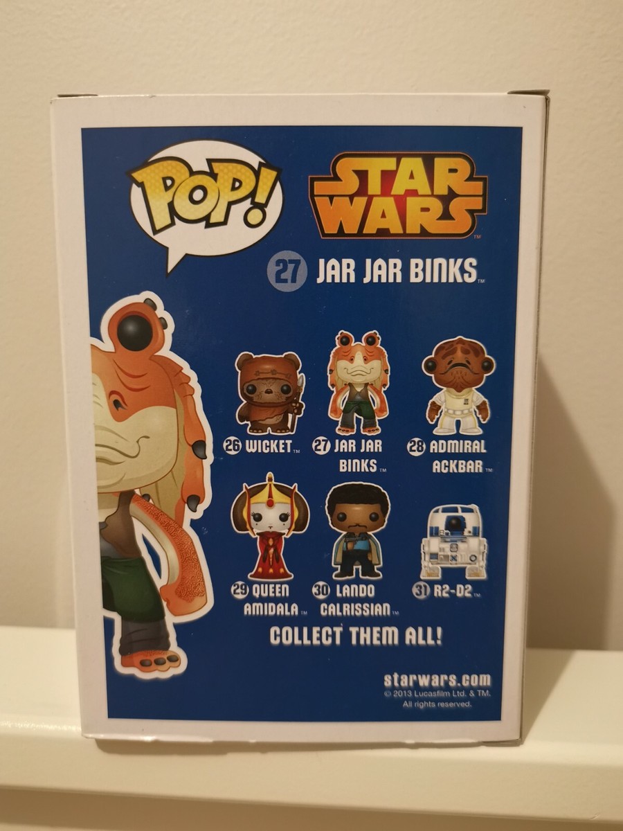 Funko Pop Star Wars Jar Jar Binks #27 ship with hard